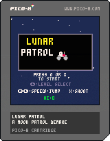 Lunar Patrol gameplay screenshot